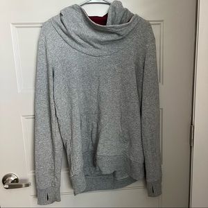 Bench Grey Long Sleeved Cowl Neck Sweatshirt Size Medium
